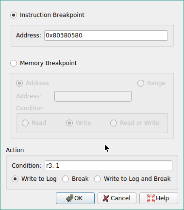 breakpoint configuration